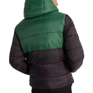 เสื้อแจ็คเก็ตพัฟเฟอร์แบบมีฮู้ดสำหรับผู้ชาย  รุ่น OEM สั่งทำพิเศษ  โลโก้ด้านหน้า  หนาพิเศษ  กันน้ำ  เป็นมิตรกับสิ่งแวดล้อม - Product Image 4