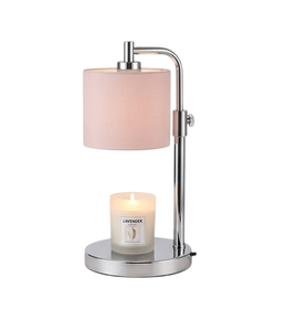 Calentador de Velas Eléctrico con Portavelas de Vidrio Verde para Aromaterapia en Interiores, Lámpara Calentadora de Velas para Mesa - Product Image 2