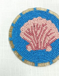 Luxury Eco-Friendly Customizable <b>Beaded</b> <b>Coasters</b> Handmade Table Decor by Whimsy Art Craft - Product Image 3