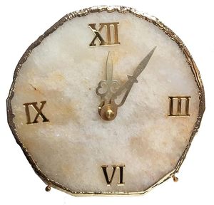 Horloge de table en résine faite à la main de luxe, thème océan, moderne, étanche, surdimensionnée, veilleuse, pour retraite, mariage, décoration intérieure, salle à manger - Product Image 1