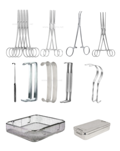 Ensemble d'instruments pédiatriques de base complet, 56 pièces, en acier inoxydable, instruments de chirurgie pédiatrique certifiés CE - Product Image 5