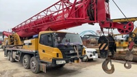 Camion grue SANY STC500E de 50 tonnes d'occasion en excellent état Offre Spéciale à prix bon marché avec pompe à moteur central PLC Dubai