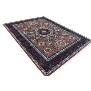 Alfombra de lana con nudo persa de calidad superior, alfombras de seda de lujo con diseño de acento Floral, alfombras de pared a pared para la vida en el hogar - Product Image 3