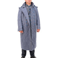 Manteau Trench Homme Élégant Réplique Longueur Standard Poignets Ajustables Doublure Confortable Tissu Léger Coton/Laine