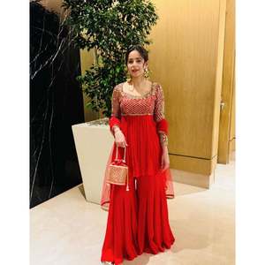 Fancy <b>Top</b>-Bottom and Dupatta Set with Embroidery Sequences Work Polyester XL Lehenga Choli for <b>Weddings</b> - Product Image 3