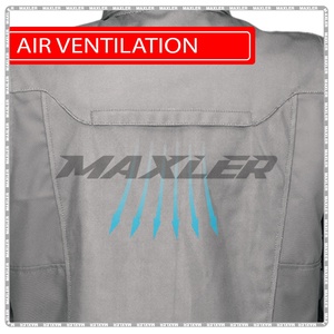 เสื้อแจ็กเก็ตกันน้ำระบายอากาศได้ดีน้ำหนักเบาของผู้ชาย CE Level 2ขนาดบวก - Product Image 6