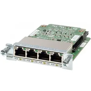 Toptan Cisco EHWIC-4ESG-P dört port 10/100/1000 Ethernet anahtarı arayüz kartı w/PoE