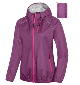 Women's <b>Hooded</b> <b>Soft</b> <b>Shell</b> <b>Jacket</b> Water Resistant Zip Fly Polyester Outdoor Wear Regular Fit Solid Color - Product Image 5