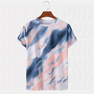 Camisetas Tie Dye Modernas al por Mayor para Hombre, Nuevo Estilo de Moda, 100% Algodón, Lisas, Talla Grande, Ropa Urbana Informal de Verano - Product Image 4