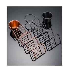 Support à tacos en acier inoxydable à 3 compartiments, support de service pour tacos pour la cuisine, plat à tacos en métal portable pour utilisation en restaurant - Product Image 1