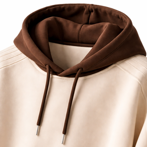 Hoodies d'hiver 100% Coton, sans poche, délavés soleil, à bords coupés, personnalisés, délavés à l'acide, coupe classique, grammage lourd, doublés polaire, brodés, teint uni - Product Image 4