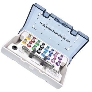Manual Dental Implant Prosthetic Kit Surgical Tool Set with Torque Wrench <b>Ratchet</b> and Prosthetic Abutment Components (Reusable) - Product Image 2