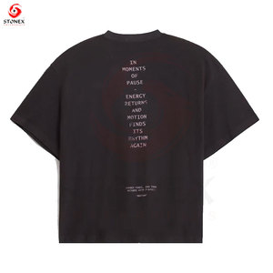 Camiseta de Cuello Redondo Extra Grande para Hombre, Diseño Personalizado, Algodón Premium, con Serigrafía, Bordado y Etiquetas Tejidas - Product Image 5