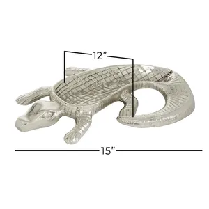 ถาดโลหะรูปเต่าลายพิมพ์สัตว์สไตล์ร่วมสมัย งานแฮนด์เมดสำหรับตกแต่งบ้าน - Product Image 6