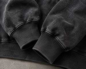 Heavyweight Embroidery Logo Vintage Washed Streetwear Pullover Hoodie Oversized Kangaroo Pockets Custom Unisex Hoodie Breathable - Product Image 4