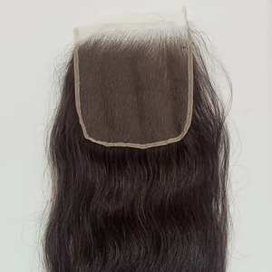 Cierre de encaje HD de cabello humano brasileño negro natural, tamaño personalizado, lo último en encajes HD y frontales. - Product Image 1