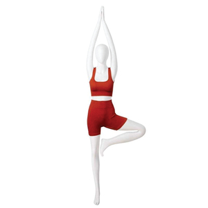 Conjunto de Yoga Ligero de Alta Calidad para Mujer, Sin Mangas, con Logotipo Personalizado, Ropa Deportiva para Gimnasio, Material Spandex - Product Image 6