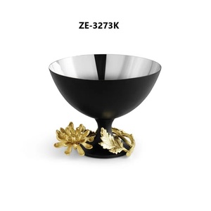 Tazón de Metal Hecho a Mano de Primera Calidad, Plato Contemporáneo para Servir Frutas, para Decoración Interior Moderna, Elegante Tazón de Frutas Hecho a Mano - Product Image 1
