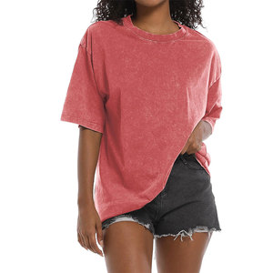 High Quality Women Ringer <b>T</b> Shirt Breathable Skin Friendly Distressed Sustainable Durable Fabric High Performance Streetwear Tee - Product Image 6