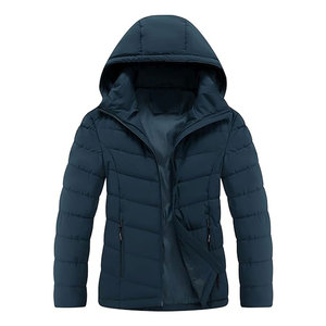 Chaqueta Acolchada con Capucha para Mujer, Impermeable, Ligera, con Cierre Completo, Abrigo de Invierno Acolchado, Parka para Clima Frío, Informal y Moderna - Product Image 1