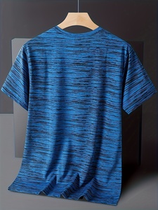 เสื้อยืดคอตตอนผสมโพลีเอสเตอร์ถักแบบคลาสสิควินเทจ คอกลม แขนสั้น ทรงปกติ เรียบง่าย สวมใส่สบาย เหมาะสำหรับใส่ทุกวัน ขายส่ง - Product Image 4
