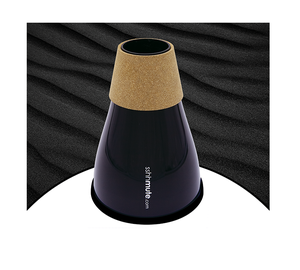 Silençieux d'entraînement sshhmute pour cor ténor (noir) - Product Image 1