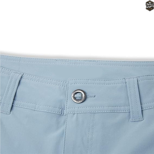 Men's <b>Light</b> Blue Bermuda Shorts Mid Waist Quick Dry Oxford Fabric Casual Style With Pockets - Product Image 6