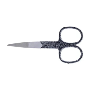 Ciseaux à cuticules professionnels en acier inoxydable, lames droites et courbées, argent et noir, pour usage domestique - Product Image 2