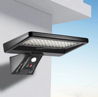 Nouvelle Lampe Solaire LED Extérieure pour Clôture de Jardin, Cour, Maison de Campagne, avec Télécommande, Lumière Blanche et Jaune, Capteur de Lumière, Lampadaire