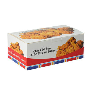 Cajas de Papel Personalizadas de Grado Alimenticio para Comida para Llevar, Empaque para Hot Dogs y Pollo Frito - Laminado Mate con Forro de Esponja - Product Image 4