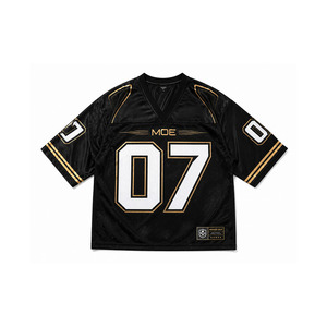 Camiseta de Fútbol Americano 100% Poliéster, Corte Holgado Premium, Unisex, Estilo Urbano, Logotipo y Número Personalizados, OEM, Malla Transpirable, Ropa Deportiva de Equipo - Product Image 2