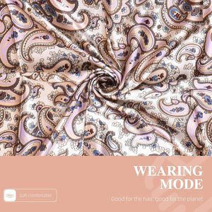 Bandana en satin de haute qualité, logo personnalisé coloré, sublimation, prix bas, foulard pour cheveux, couvre-chef pour hommes et femmes, bandanas - Product Image 6