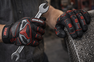 Guantes de Seguridad Resistentes a Impactos, Antivibración, para Trabajo Pesado, Protección Industrial, Mecánica, Construcción, Uso General - Product Image 3