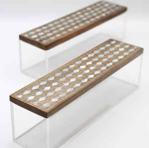 Caja de Regalo Decorativa para Ramadán con Incrustaciones de Nácar para Dulces y Decoración del Hogar, Logotipo Personalizado y Tamaño Personalizado - Product Image 6