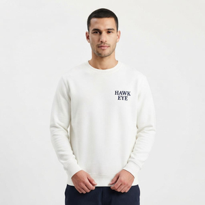 Sweat-shirts pour hommes en coton lourd, impression et broderie personnalisées, sweat-shirt à col rond, sweat-shirt classique - Product Image 2