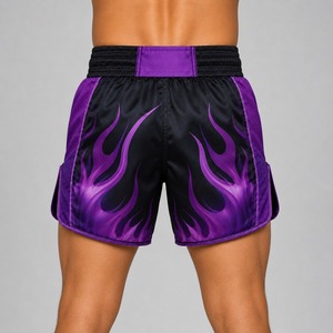 Pantalones Cortos de Artes Marciales Mixtas (MMA) y Muay Thai, Elásticos, Lisos, Personalizados al por Mayor, Talla Grande, Transpirables, para Hombre y Mujer, 2026 - Product Image 6