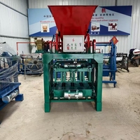 Machine à fabriquer des blocs creux QT4-35, moteur hydraulique, pour briques en plastique et sable recyclé, avec moule et garantie de 5 ans