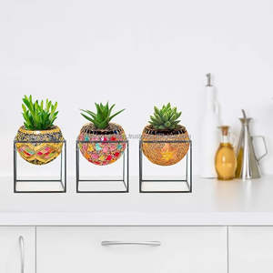 Fournisseur en gros de bougeoirs votifs en verre coloré faits à la main, 1 couleur, durables, décoration pour la maison et les fêtes - Product Image 3