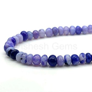 Natural Purple <b>Opal</b> Smooth Rondelle Choker <b>Necklace</b> 7MM 9MM Genuine Purple <b>Opal</b> Gemstone <b>Necklace</b> Adjustable Fashion Jewelry - Product Image 2