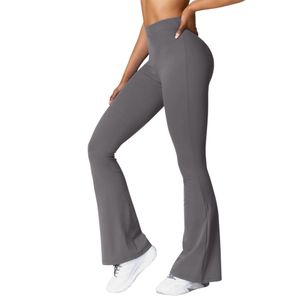 Leggings de Yoga Acampanados Sin Costuras para Mujer OEM ODM, Malla Elástica en Cuatro Direcciones, Ecológicos, Cintura Elástica, Transpirables, para Fitness y Gimnasio, Venta al por Mayor - Product Image 5