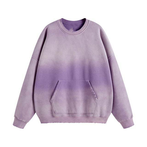 Oversized Pink Crewneck Sweatshirt Unisex Regular Fit Cartoon Print Pocket <b>Pullover</b> Casual Autumn Fleece 100% Cotton - Product Image 6