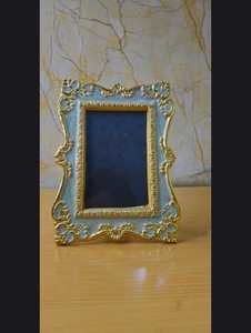 Luxury Vintage Ornate Aluminum <b>Picture</b> <b>Frame</b> Antique Style Tabletop Desktop Display Home Decor <b>Wedding</b> Gift - Product Image 1