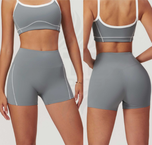 Nuevo Bikini Sexy de Dos Piezas, Top de Color Sólido, Traje de Baño con Parte Inferior de Material Spandex/Nylon, Características Ecológicas - Product Image 6