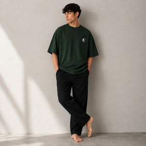 เสื้อยืดโอเวอร์ไซส์ผู้ชาย ผ้าเนื้อนุ่ม แขนสั้น คอกลม สไตล์ลำลอง สตรีทแวร์ ใส่สบายทุกวัน รับผลิตแบบ OEM - Product Image 6