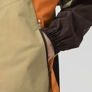 Custom Colorblock Half Zip Hooded <b>Pullover</b> Windbreaker <b>Jacket</b> Canvas High Street Front Waterproof Breathable for <b>Men</b> - Product Image 2