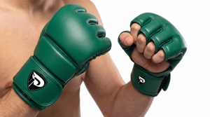 ถุงมือ MMA Dumela International EVO สีเขียวด้าน หนังแท้ ระบายอากาศได้ดี ปรับแต่งได้ คุณภาพสูง สำหรับทุกฤดูกาล ป้องกันได้ดี - Product Image 3