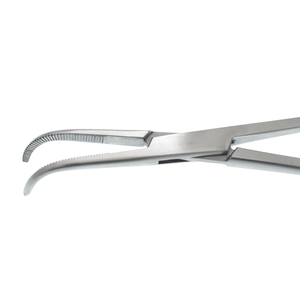 Pinzas Hemostáticas Quirúrgicas de Acero Inoxidable Parcialmente Dentadas de 7 Pulgadas, Pinzas Curvas para Bebés, Instrumento Médico - Product Image 4