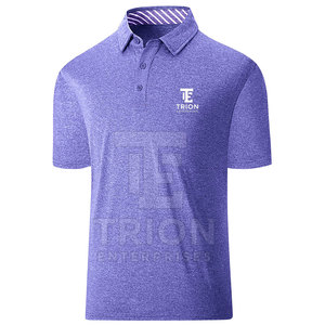 Polo décontracté à manches courtes pour homme, coupe ajustée, en coton, en vente en ligne, fabriqué au Pakistan - Product Image 2
