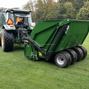 Scarificateur et balayeuse de pelouse montés sur tracteur de 1,8 m avec collecteur de débris de 3000 L pour l'entretien des terrains de sport - Prix de dépôt - Product Image 5