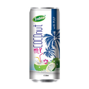 Bebida de Leche de Coco Premium de Origen Vietnamita Trobico, Lata Delgada de Aluminio de 250 ml, Recién Exprimida, Natural, a Base de Plantas, de Alta Calidad - Product Image 6